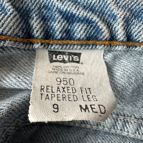 Levi’s 950 Relaxed Fit 9 Med - Picture 6 of 6